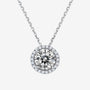 The Lioranne Moissanite Halo Necklace - Chantal Vaulet