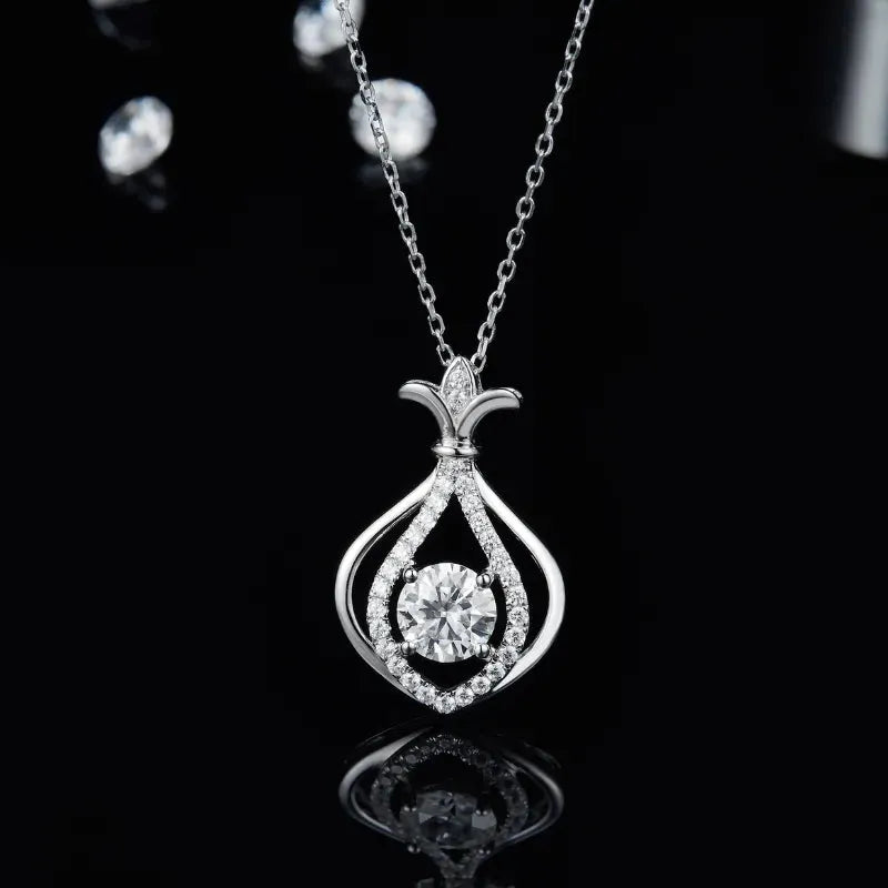 The Liravelle Gemstone Teardrop Necklace PENDANT by Chantal Vaulet