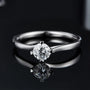 The Livia Moissanite solitaire engagement ring 0.5CT 💍✨ for amazing value and timeless elegance!