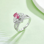 Elegant ring showcasing a pear-shaped Moissanite, perfect for engagements or weddings. 💍✨ Amazing value! #Moissanite #Ring