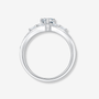 Elegant Moissanite crown ring featuring a 1.0CT pear-shaped stone 💍✨, perfect for engagement or wedding. Amazing value!