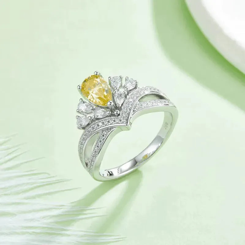The Lorellia Moissanite Crown Ring RING by Chantal Vaulet
