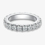 The Lorena Moissanite Prong-Set Eternity Band RING by Chantal Vaulet