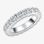 The Lorena Moissanite Prong-Set Eternity Band RING by Chantal Vaulet