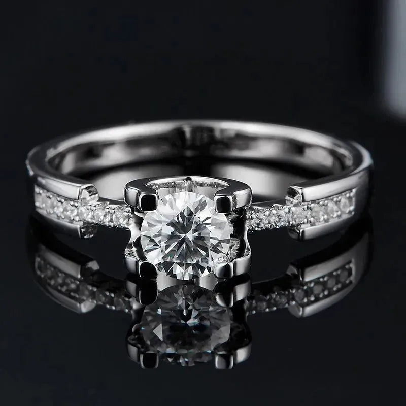 The Lorentia Moissanite Pavé Ring RING by Chantal Vaulet