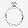 Lorivelle Moissanite Twist Ring 💍✨ with a stunning 1.0CT round-cut stone; perfect for engagements and weddings! 💖 #AmazingValue