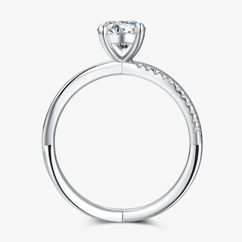 The Lorivelle Moissanite Twist Ring RING by Chantal Vaulet