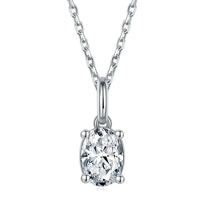 The Luna Moissanite Necklace PENDANT by Chantal Vaulet