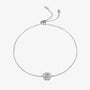 The Luvia Moissanite Halo Adjustable Bracelet BRACELET by Chantal Vaulet