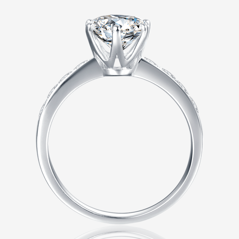 The Lysandra Moissanite ring 💍 featuring a stunning 2CT stone, perfect for engagement or wedding with amazing value! ✨