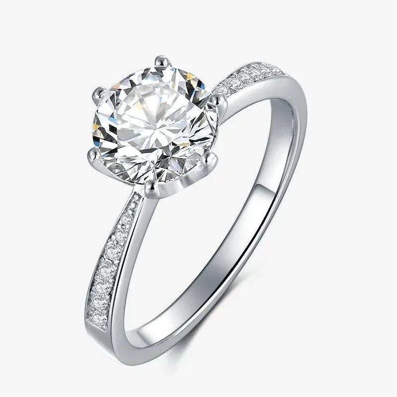 The Lysandra – Moissanite Ring 2CT RING by Chantal Vaulet