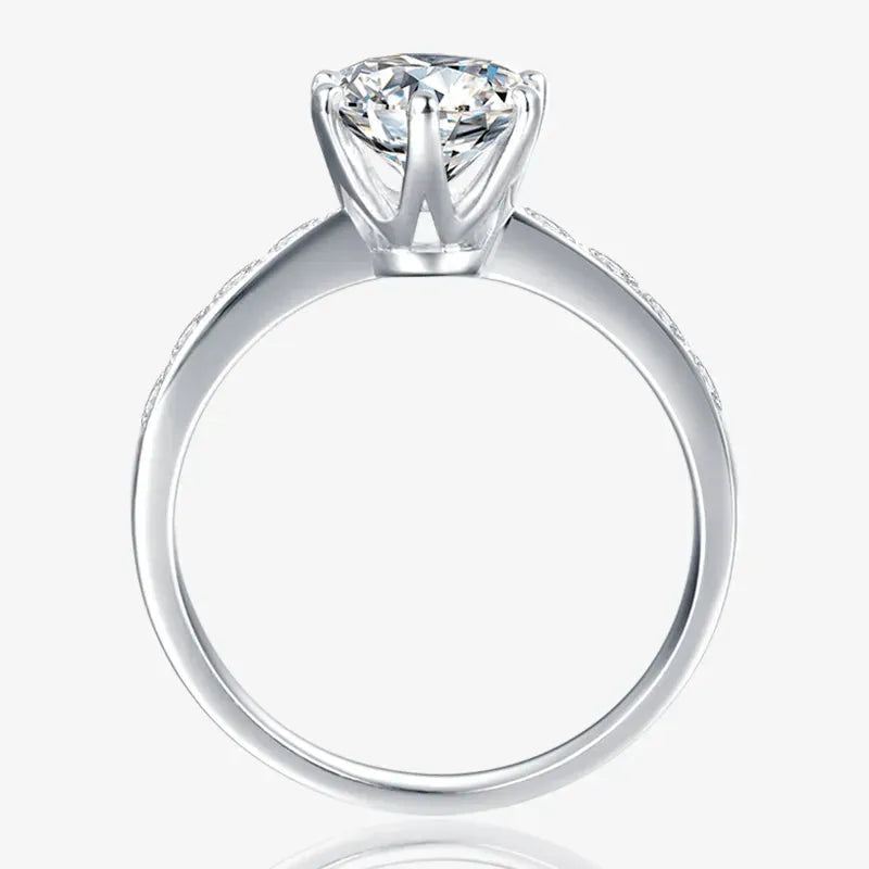 The Lysandra – Moissanite Ring 2CT RING by Chantal Vaulet