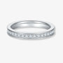 The Milara Moissanite Channel-Set Eternity Band RING by Chantal Vaulet