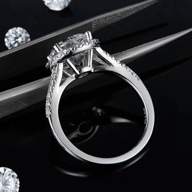The Miralys Round Moissanite Ring (1.5CT, 2CT, 3CT) RING by Chantal Vaulet