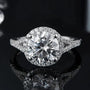 The Miralys Round Moissanite Ring (1.5CT, 2CT, 3CT) RING by Chantal Vaulet