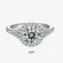 The Miralys Round Moissanite Ring (1.5CT, 2CT, 3CT) RING by Chantal Vaulet