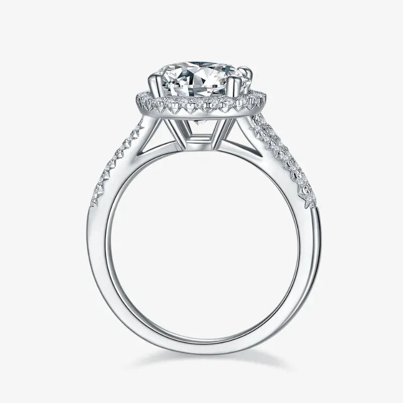 The Miralys Round Moissanite Ring (1.5CT, 2CT, 3CT) RING by Chantal Vaulet