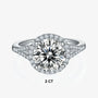 The Miralys Round Moissanite Ring (1.5CT, 2CT, 3CT) RING by Chantal Vaulet
