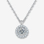 The Novalisse Moissanite Dancing Halo Necklace - Chantal Vaulet
