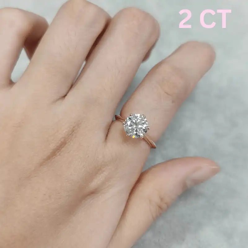 The Novalune – Moissanite Engagement Ring 1.0 CT - 3 CT - RING - Chantal Vaulet