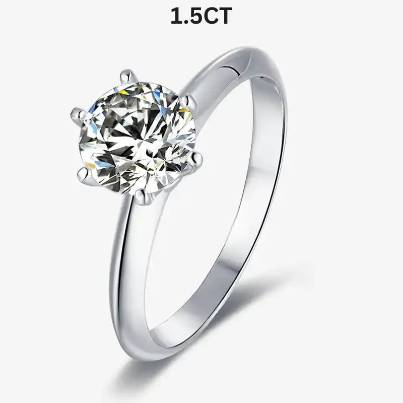 The Novalune – Moissanite Engagement Ring 1.0 CT - 3 CT - RING - Chantal Vaulet