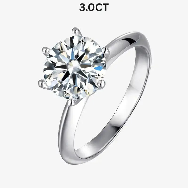The Novalune – Moissanite Engagement Ring 1.0 CT - 3 CT - RING - Chantal Vaulet