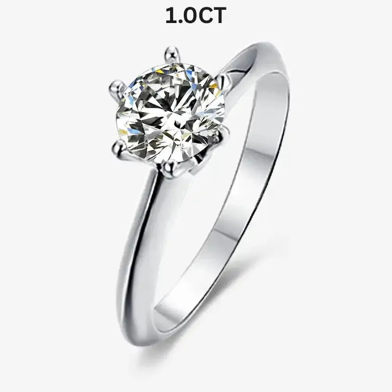 The Novalune – Moissanite Engagement Ring 1.0 CT - 3 CT - RING - Chantal Vaulet