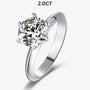 The Novalune – Moissanite Engagement Ring 1.0 CT - 3 CT - RING - Chantal Vaulet