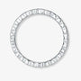 The Octavia Moissanite Hexagon Eternity Band RING by Chantal Vaulet