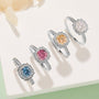 Elegant Moissanite rings showcasing vibrant colored stones 💍✨ Perfect for engagements and weddings! Amazing value!