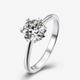 The Selene engagement ring featuring a stunning 1CT moissanite in a twist band design. 💍✨ Amazing value for your special moment!