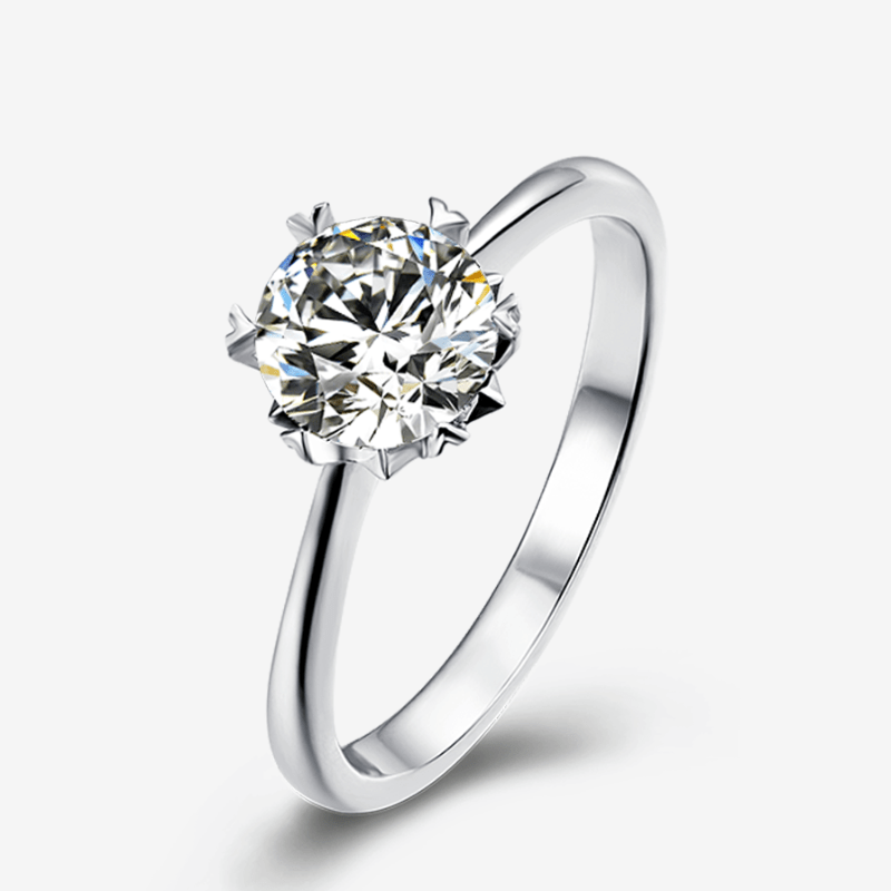The Selene engagement ring featuring a stunning 1CT moissanite in a twist band design. 💍✨ Amazing value for your special moment!