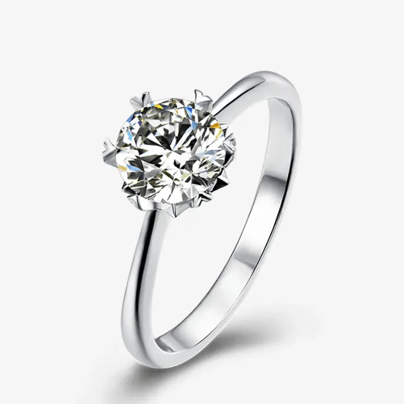 The Selene – Moissanite Solitaire Engagement Ring 1CT RING by Chantal Vaulet