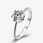 The Selene – Moissanite Solitaire Engagement Ring 1CT RING by Chantal Vaulet
