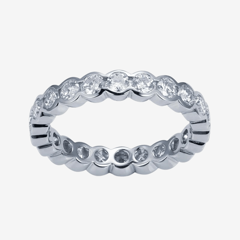 Buy The Sendrina Moissanite or Lab Diamond Eternity Band for only €995.00 at Chantal Vaulet!