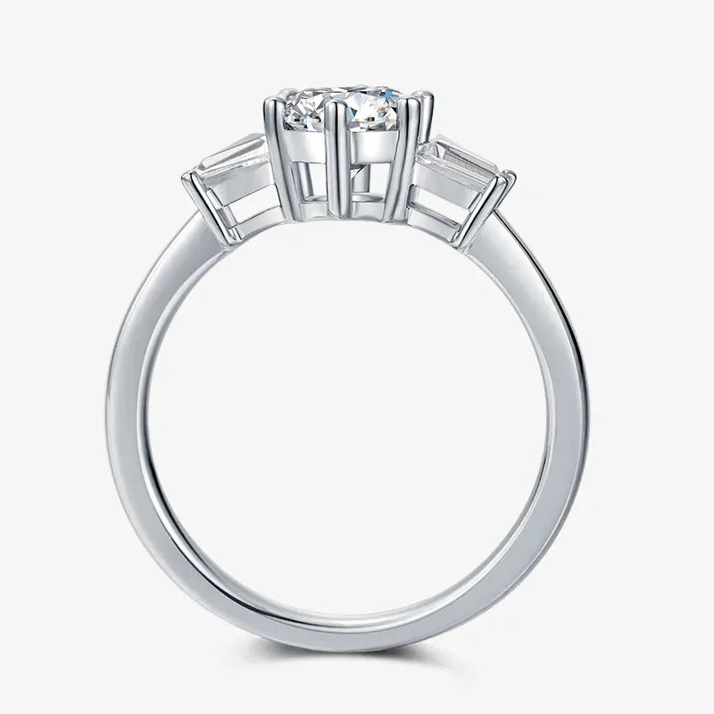 The Seralyn Moissanite Baguette Ring RING by Chantal Vaulet