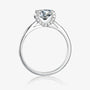 The Seraphine – Moissanite Side-Stone Engagement Ring 1CT Ring by Chantal Vaulet
