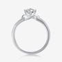 The Serene Knot Moissanite 0.5CT solitaire ring 💍✨, perfect for weddings and engagements with amazing value!
