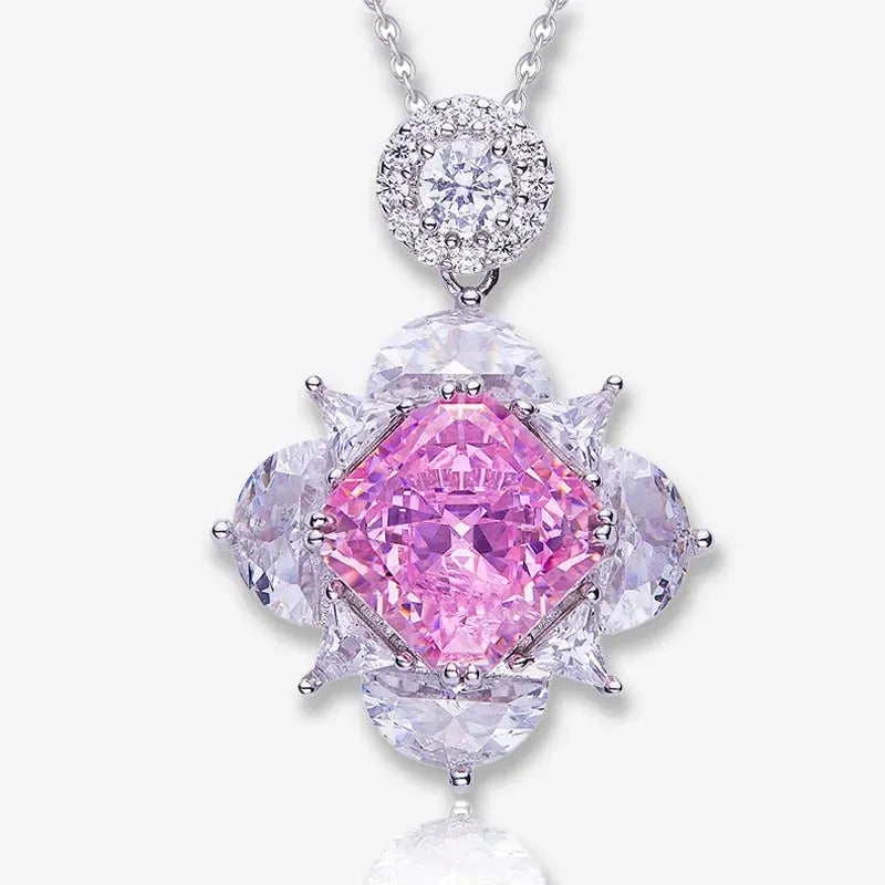 The Serenith Gemstone Floral Necklace PENDANT by Chantal Vaulet