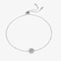 The Serina Moissanite Halo Adjustable Bracelet BRACELET by Chantal Vaulet