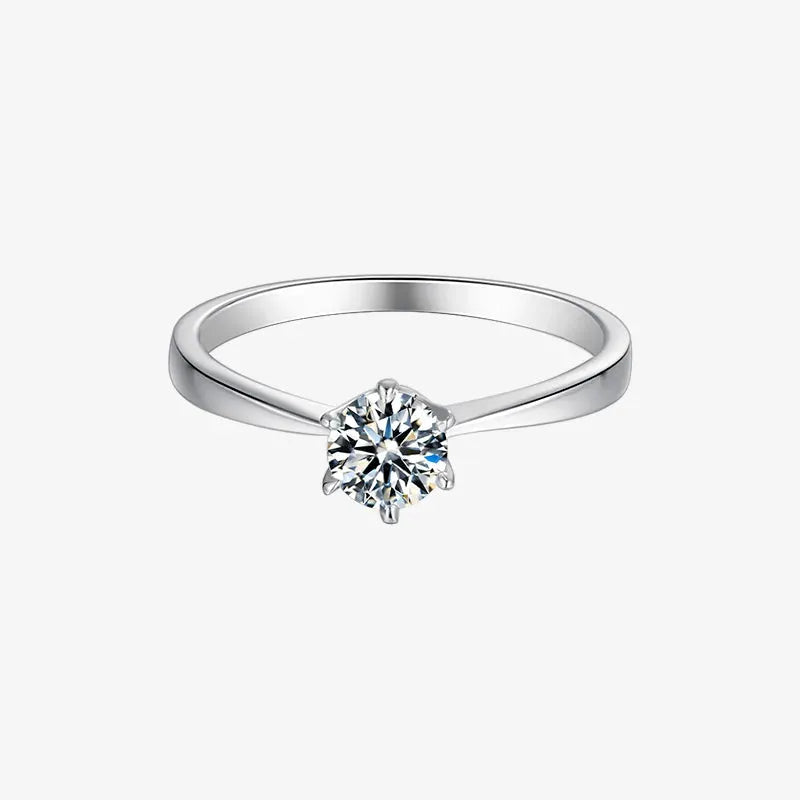 The Solaria – Moissanite Solitaire Ring 0.5CT RING by Chantal Vaulet