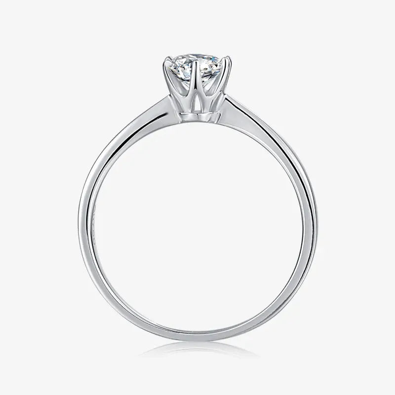 The Solaria – Moissanite Solitaire Ring 0.5CT RING by Chantal Vaulet