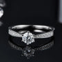 Stunning Moissanite solitaire ring 0.5CT, perfect for engagements and weddings. Amazing value! 💍✨