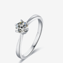 The Solaria Moissanite solitaire ring 0.5CT 💍✨, perfect for engagement & wedding, an amazing value!