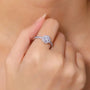 The Solenne Moissanite Halo Ring 0.5CT RING by Chantal Vaulet