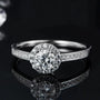 The Solenne Moissanite Halo Ring 0.5CT RING by Chantal Vaulet