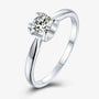 The Caliora 0.5CT Round-Cut Moissanite Ring RING by Chantal Vaulet