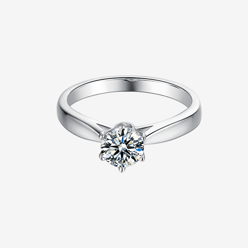 Solmara 0.5CT Moissanite ring 💍✨, perfect for engagement & wedding, showcasing amazing value.