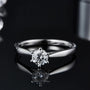 The Solmara 0.5CT Round-Cut Moissanite Ring 💍✨ - Stunning engagement ring offering amazing value and timeless elegance.