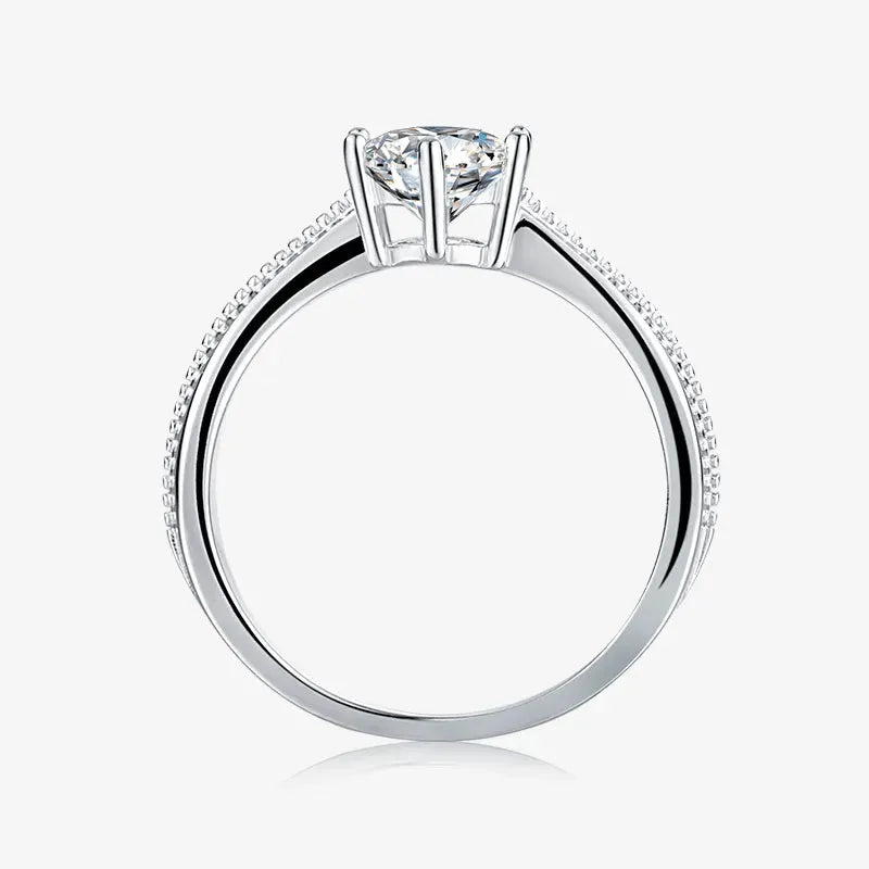 The Solvienne Moissanite Solitaire Ring RING by Chantal Vaulet